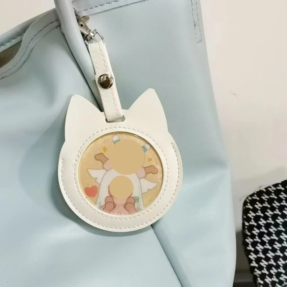 sac de rangement portable pour badges ronds - étui de protection et pochette de présentation, accessoire mignon pour collection de badges et usage quotidien