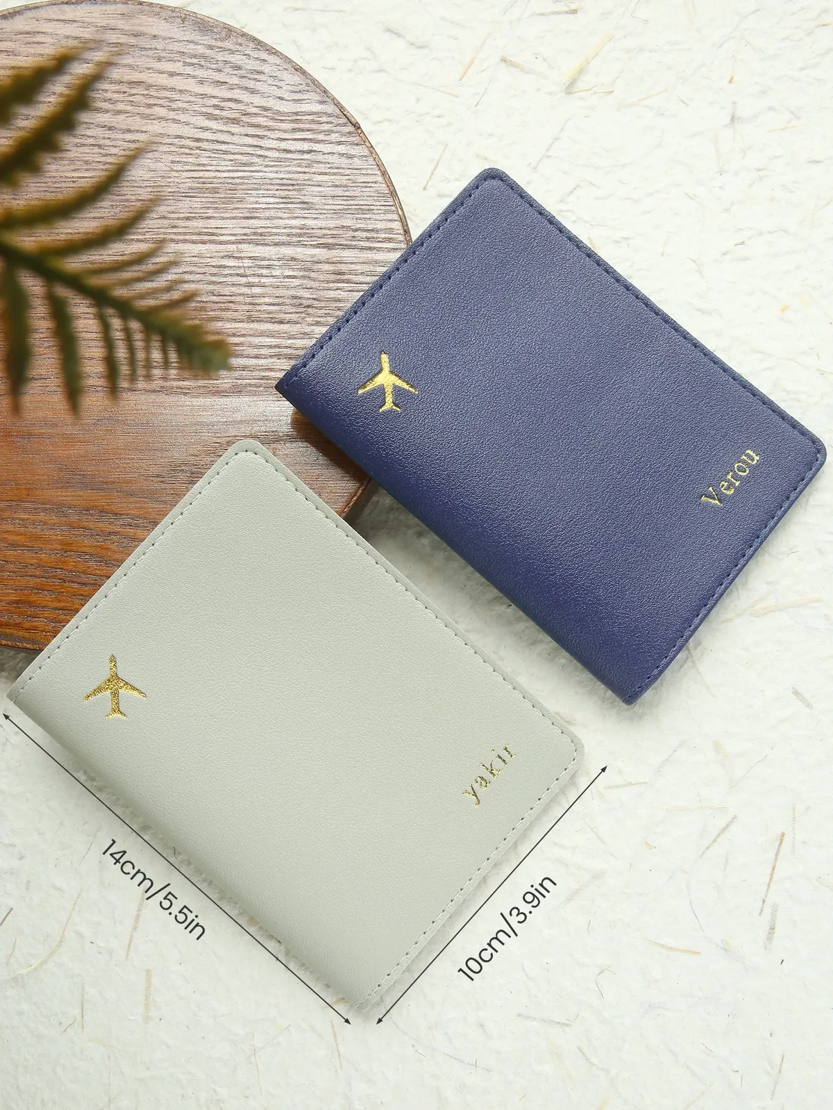 couverture de passeport personnalisée, estampage à chaud, nom, lettres personnalisées, couverture de porte-passeport, portefeuille de voyage