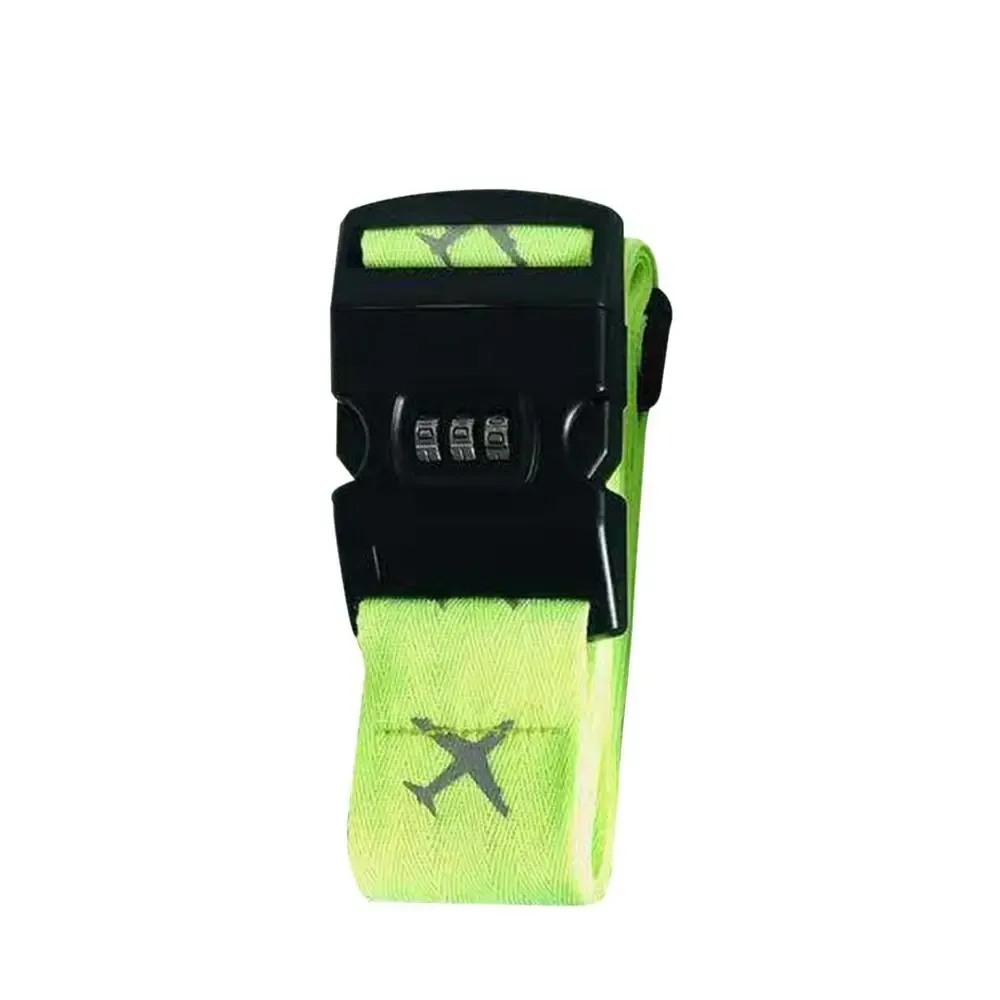 sangle de bagage de voyage, verrouillage par mot de passe réglable, ceinture d'emballage antivol, verrouillage sécurisé, sangle de bagage, ceinture d'emballage