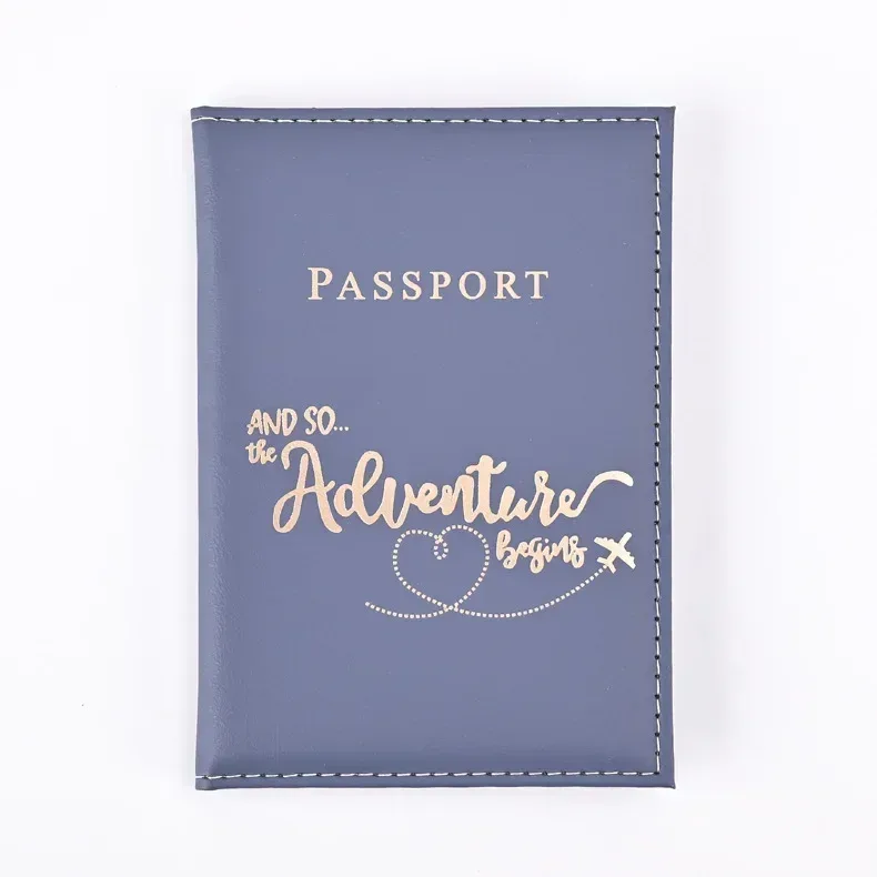 porte-passeport en pu mignon, couvertures de passeport de voyage pour couple, housse de protection, porte-carte d'identité et carte de crédit, accessoires de voyage