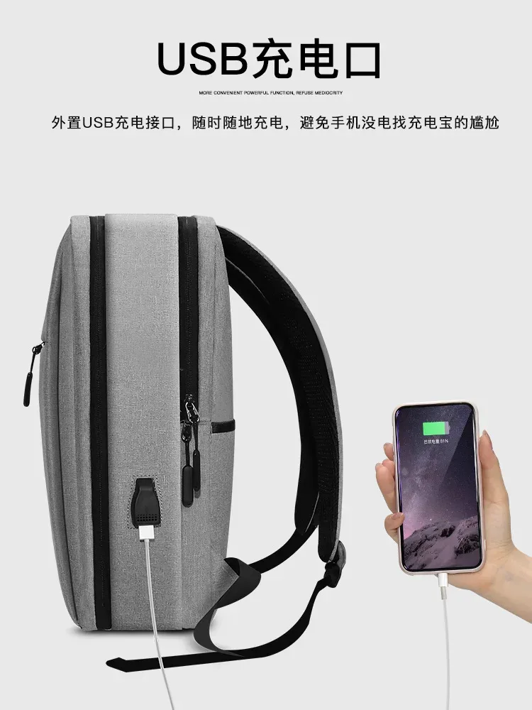 sac à dos pour ordinateur portable de qualité pour hommes et femmes, conception de prise usb, sac de nettoyage scolaire oxford robuste, antivol, sacs à dos de voyage d'affaires, garçon, fille