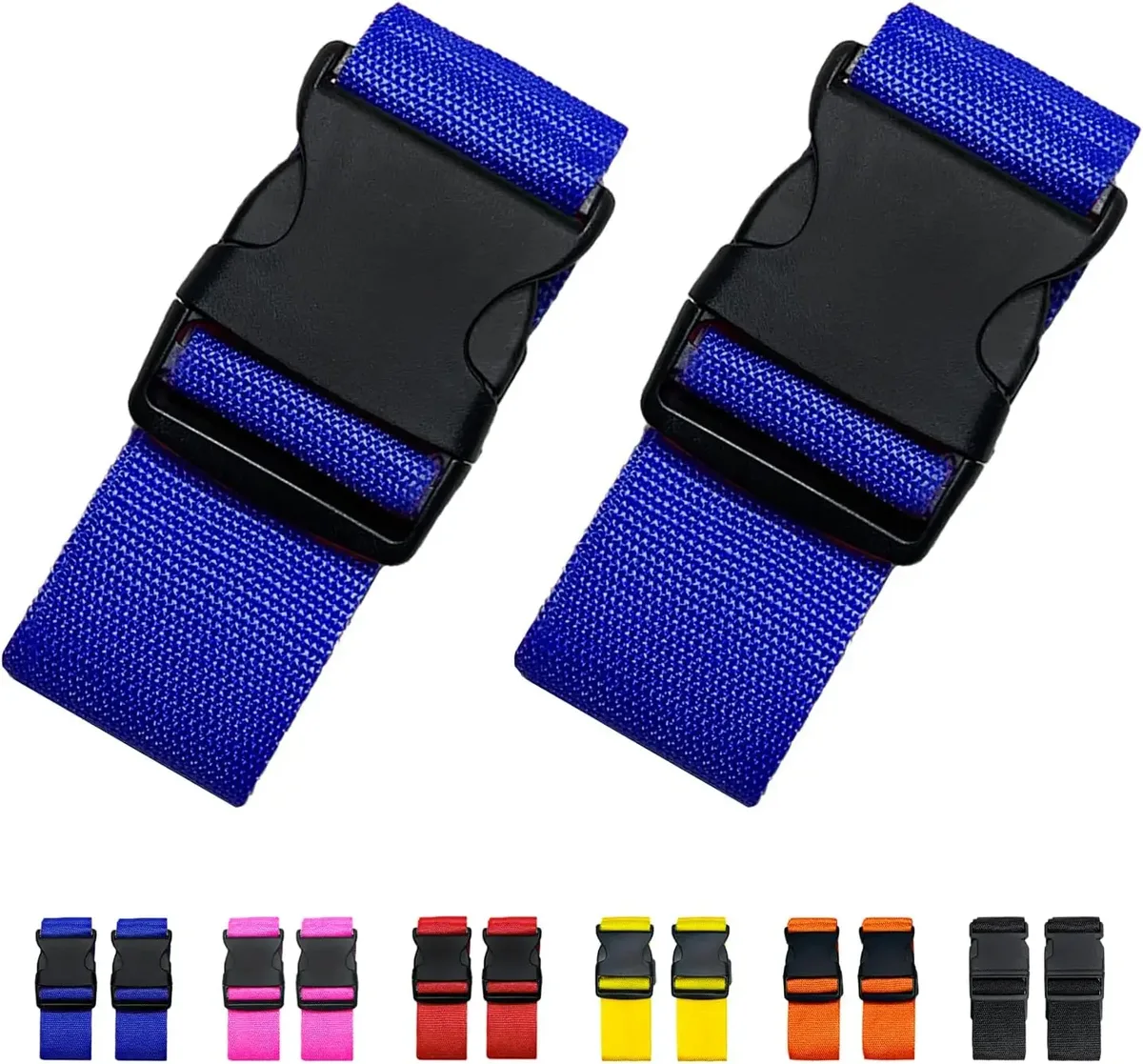 sangles bagage nylon réglables couleurs vives identification valise sécurité voyage moto transport maintien bagages