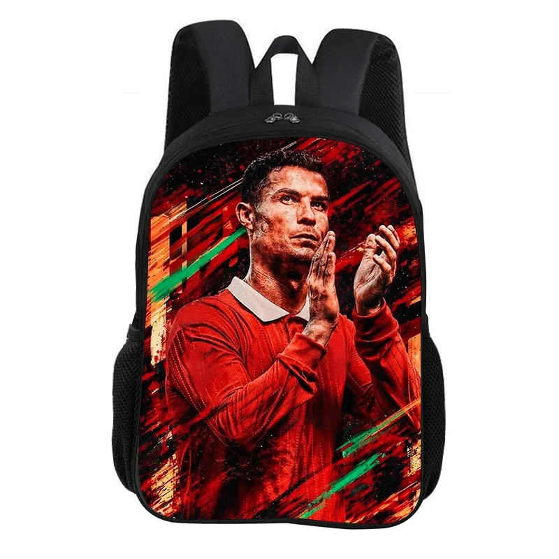 sac à dos cr football star, sac à dos pour enfant, sac à dos scolaire ronaldo, sac à dos de sport de football, sac à dos scolaire tendance, cadeau pour enfants