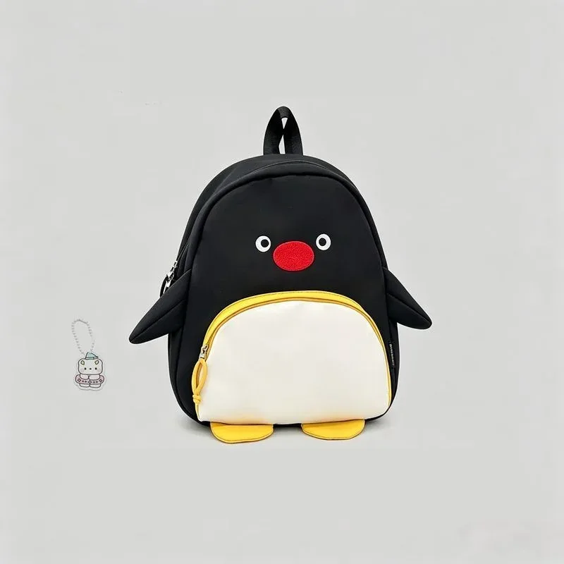 sac à dos mignon en forme de pingouin 3d – sac à dos en nylon résistant à l’eau, sac léger pour ordinateur portable de 13 pouces, sac d’école kawaii pour femmes.