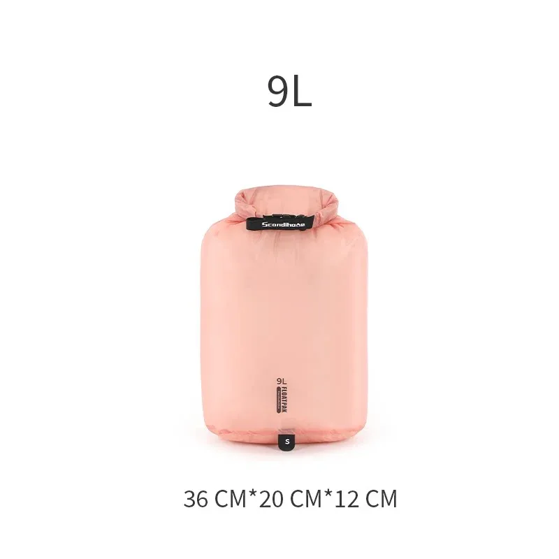 sac étanche ultraléger pu8000mm pour la natation, le camping, la randonnée, pochette de rangement, organisateur de bagages de voyage, sac à vêtements 9l 15l 20l