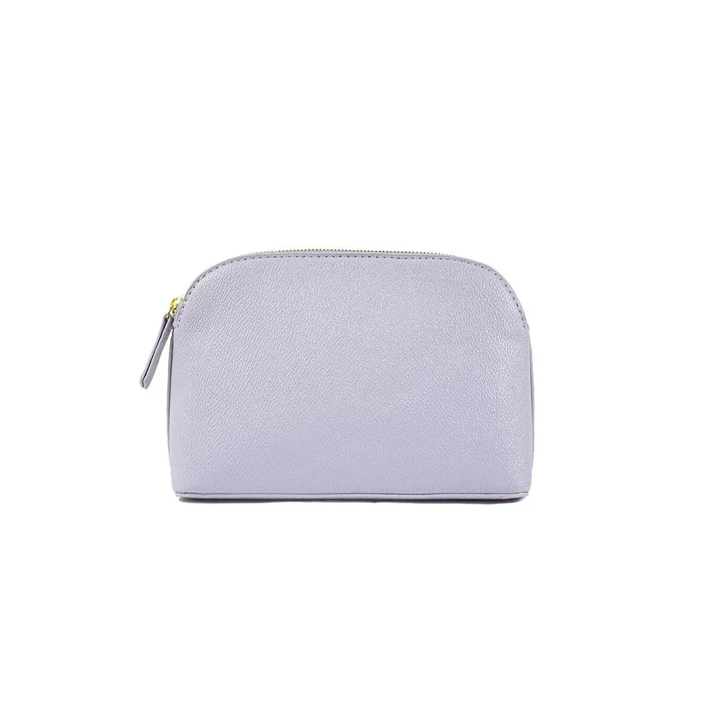 sac compression cuir similicuir texture grainée couleurs rose violet bleu gris noir rouge kaki beige lisa doré voyage cosmétiques