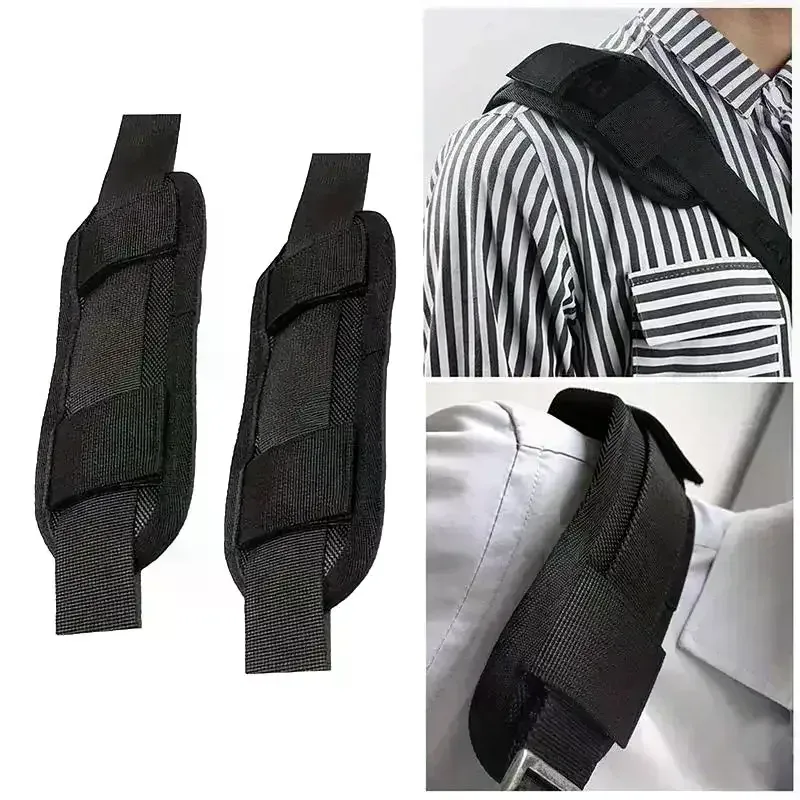 lot de 2 coussinets de bandoulière souples avec design antidérapant et maille respirante, parfaits pour les sacs à dos, les voyages, la randonnée et l'usage quotidien