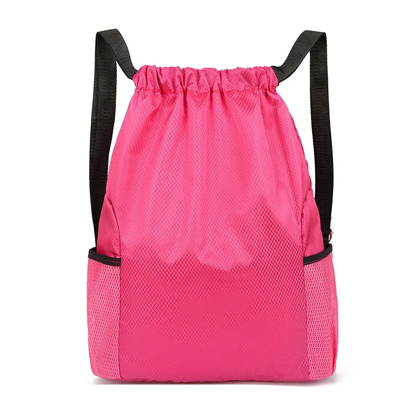 logo personnalisé nouveau style sac à cordon sac à dos pour hommes et femmes sac à dos de voyage simple avec sac de sport de fitness de grande capacité