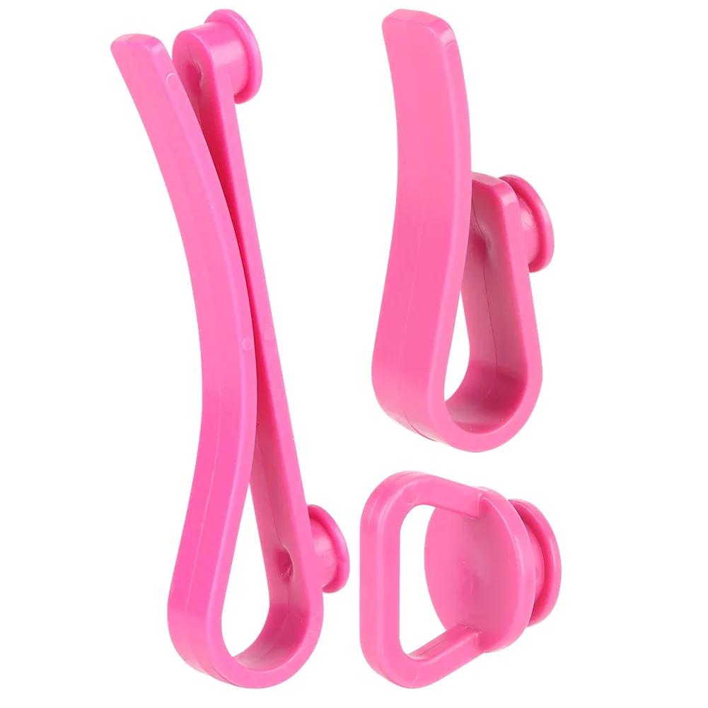 3pcs/set plastics hooks universal insert charm hooks key holder organizer for bogg bag hanging keys sunglasses
