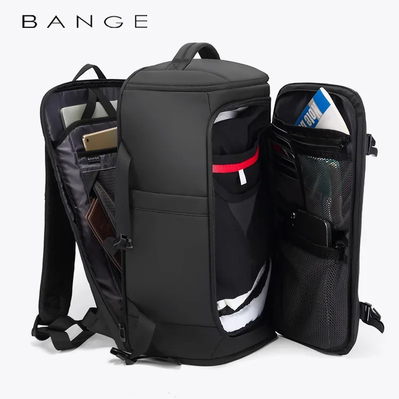 sac dos oxford cloth black solid color large capacity adjustable shoulder straps leisure voyage compartiments shoes reduction burden