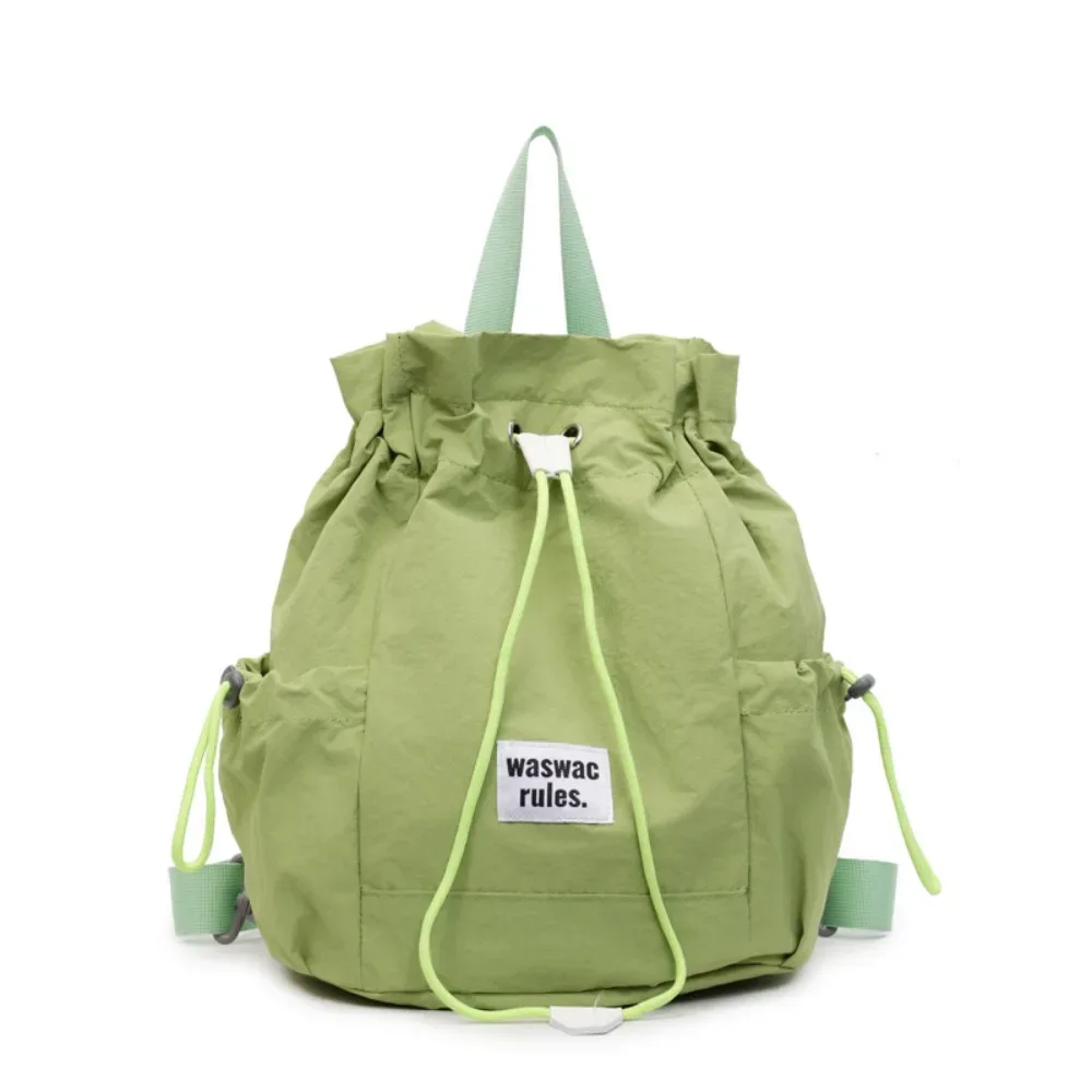 sac à dos de rangement de raquette de sport de grande capacité, sac à bandoulière léger de couleur unie pour fitness, sac de fitness à cordon en nylon pour badminton