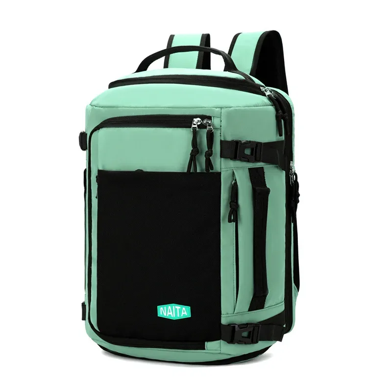 sac de sport et de voyage unisexe grande capacité extensible avec compartiment à chaussures et pochette indépendante pour ordinateur portable en nylon décontracté