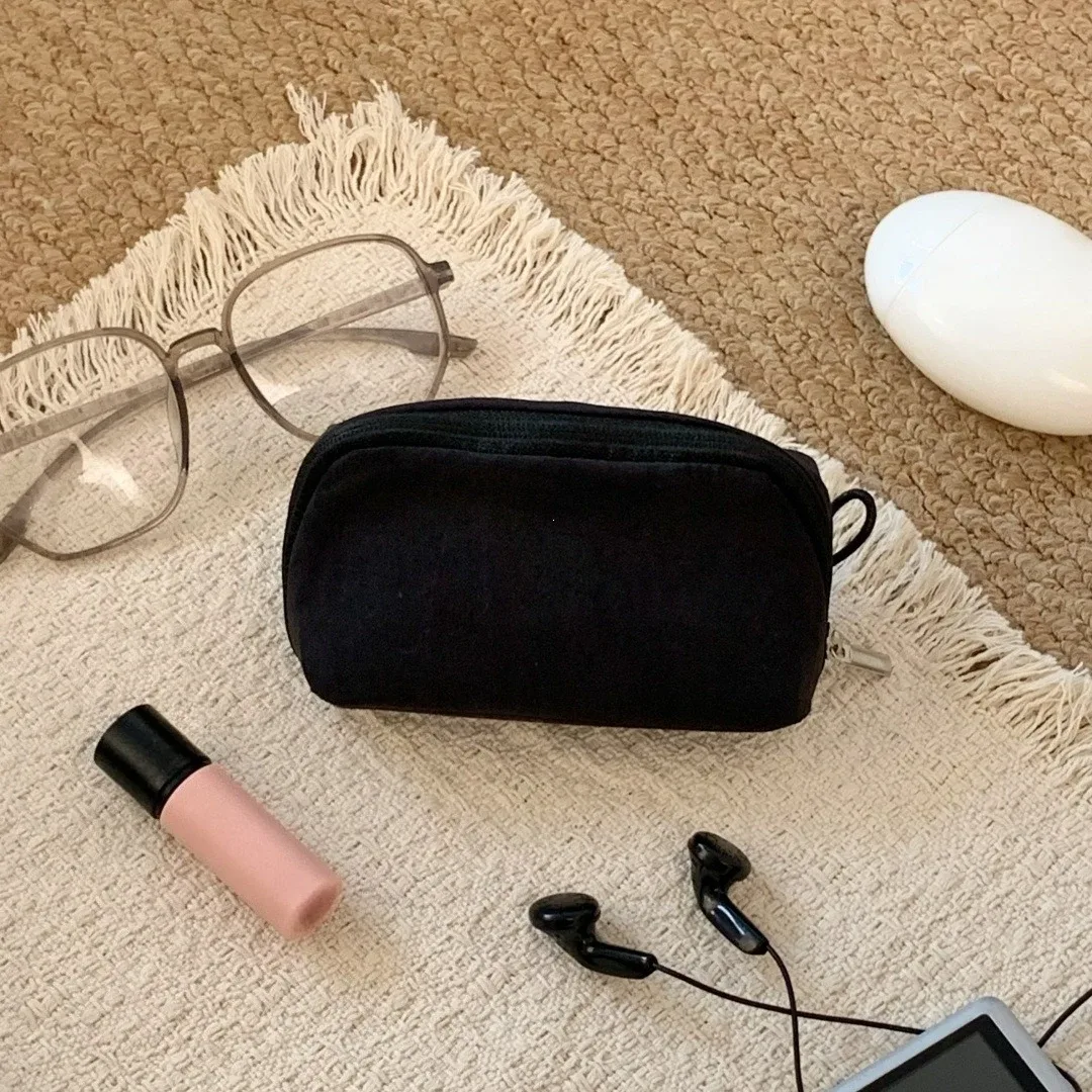 sac de maquillage portable multicouche pour femmes, organiseur de cosmétiques, pochette de rangement, trousse de maquillage, sac à main, trousse à crayons pour étudiants