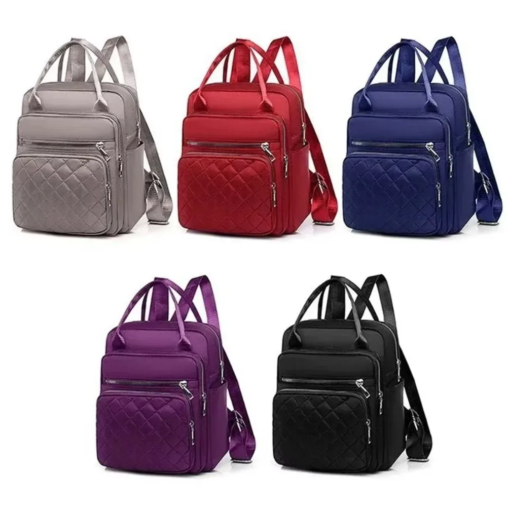 sacs à bandoulière imperméables durables, sac à dos oxford de grande capacité pour femmes, bretelles réglables, sac à dos de voyage léger