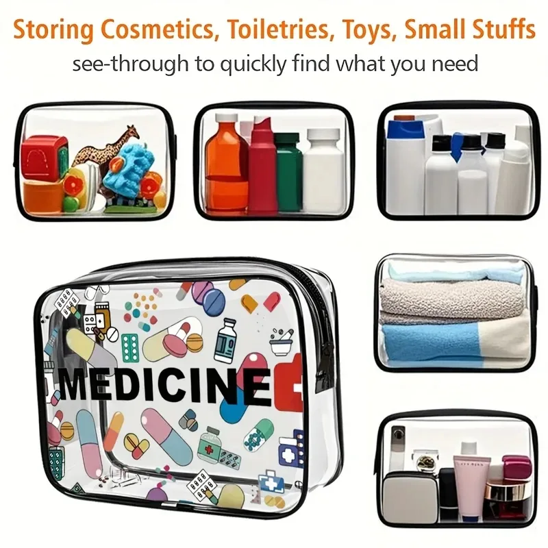 trousse de toilette et cosmétiques pour femme, grande capacité, facile à nettoyer, pour voyage et usage quotidien