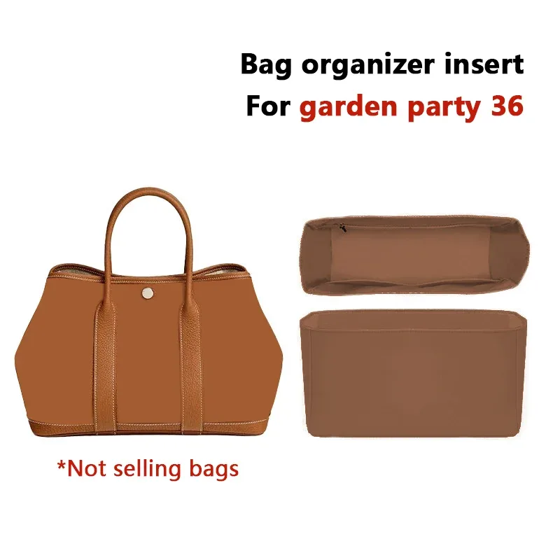 insert de sac en nylon pour fête de jardin, organisateur de sacs 23 30 36, support de forme, rangement bien organisé, léger, durable, ajustement parfait