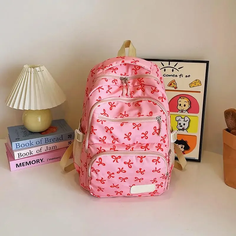 sac à dos pour fille sac à dos mignon arc sacs de voyage complets sac à dos léger sacs de classe pour fille lycéens sac d'école