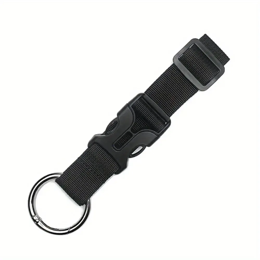 ceinture bagage nylon noir fonction résistante couleur pure unisex usage voyage transport sac dos