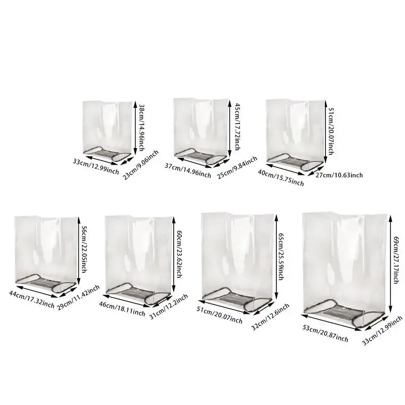 housse valise protection pvc transparent rose pâle design moderne chic confection nylon tailles20à28pouces voyage