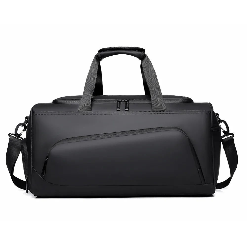 sac de sport, sac à main de grande capacité, sac de voyage portable, multi-compartiments avec rangement pour chaussures, parfait pour les vacances