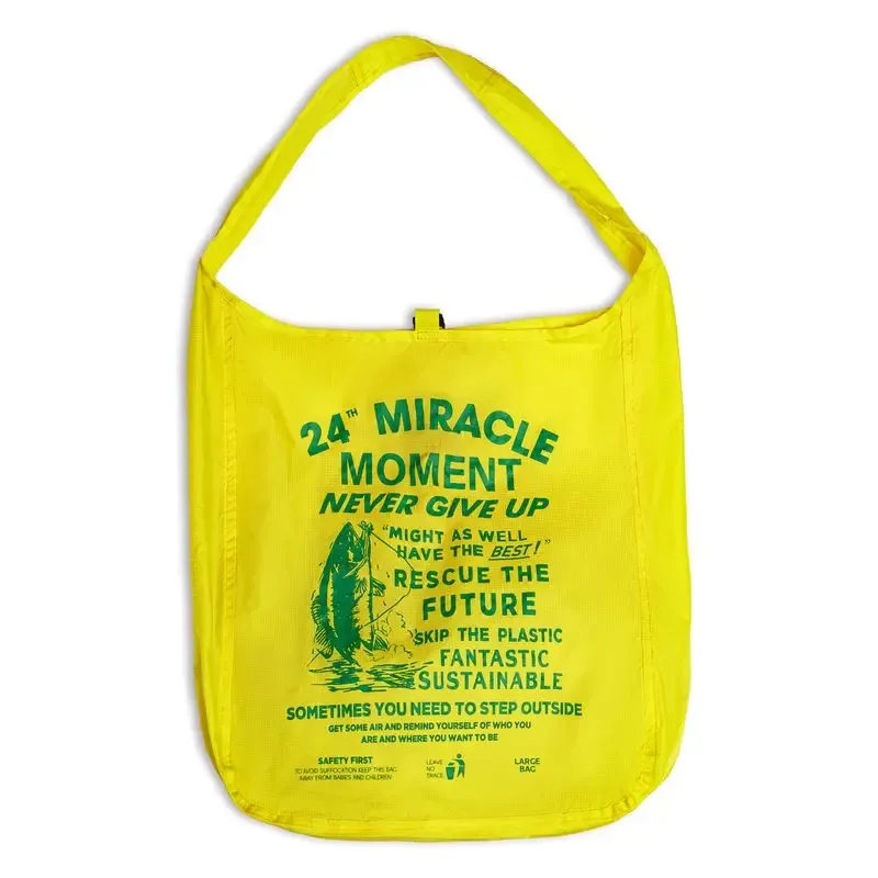 maden outdoor sacs de shopping ultra-légers sac de voyage pliable de grande capacité sac à main fourre-tout de shopping avec lettres imprimées pour les déplacements
