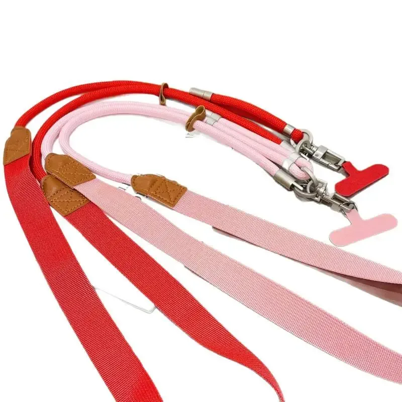 lanière de téléphone réglable à porter en bandoulière, avec clip détachable, anti-perte, sangle de téléphone portable, sangle de sac à bandoulière pour les voyages en plein air et l'utilisation quotidienne.