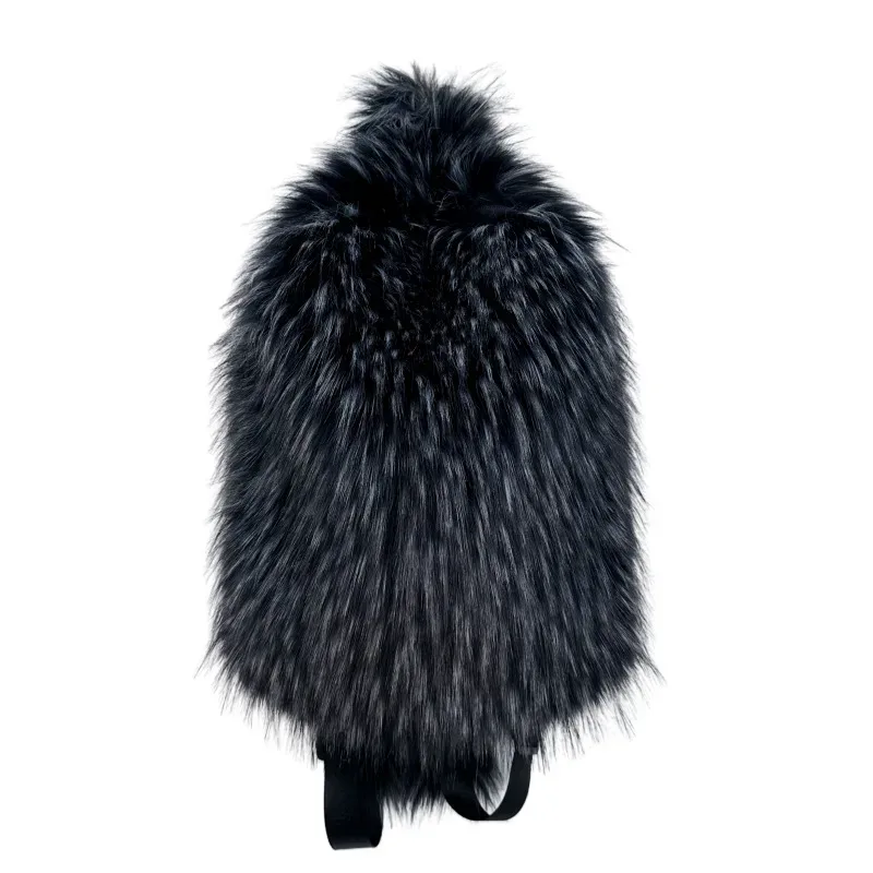 nouveau sac à dos femme y2k en fausse fourrure 2026 – style harajuku, doux et chaud, pour l'hiver
