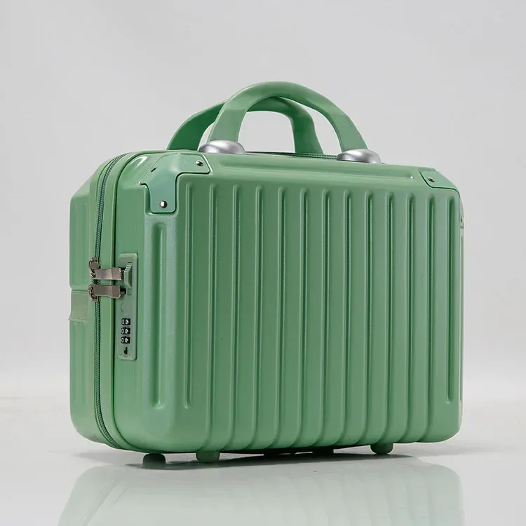 valise légère et portable de grande capacité pour femme, sac de rangement de cosmétiques à fermeture éclair, mini valise d'embarquement, 16 pouces