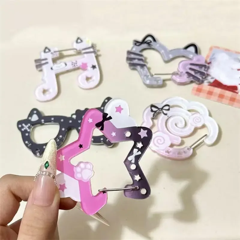 porte-clés mousqueton en acrylique kawaii, porte-clés de dessin animé mignon pour sac à dos, breloque de sac et accessoire de sac ita