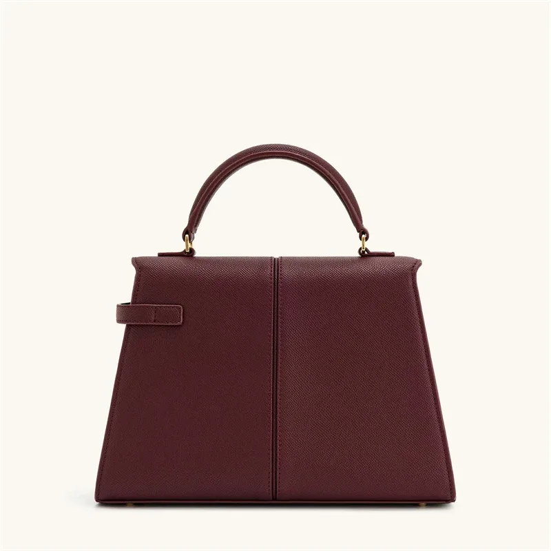 sac à main pour femme jw pei elise : mini / grand sac à bandoulière carré - sac à bandoulière en cuir vegan bordeaux de créateur