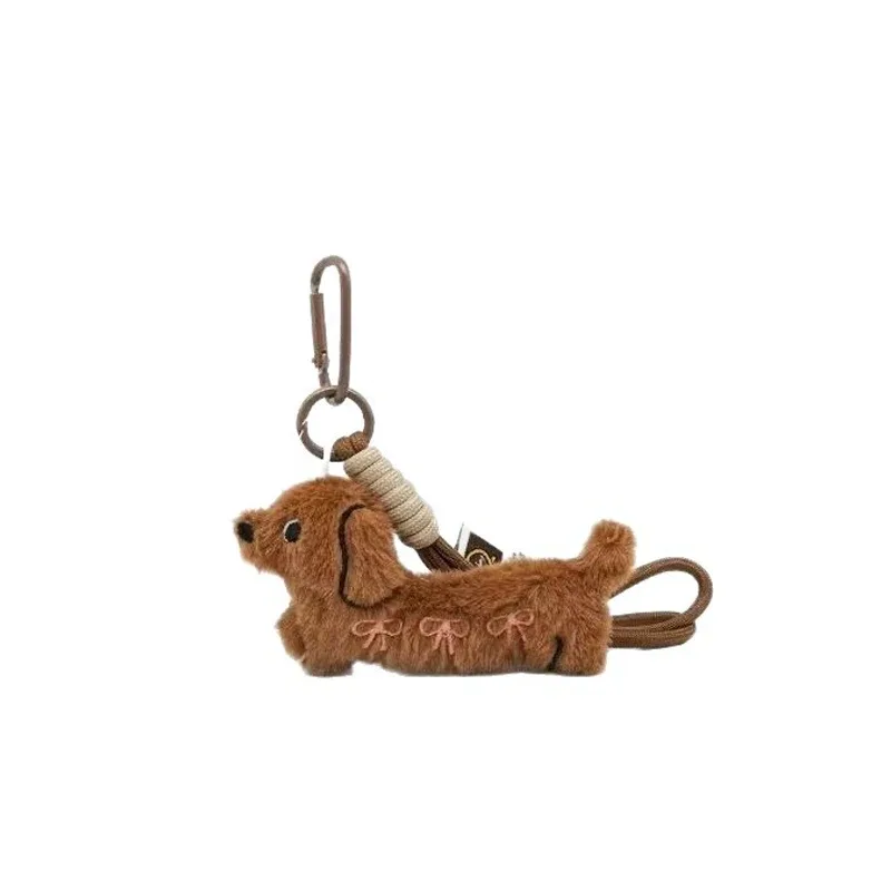 accessoire de sac à dos, pendentif petit chien, rouge à lèvres, décorations de chien, accessoire de rétroviseur, mignon, shopping scolaire