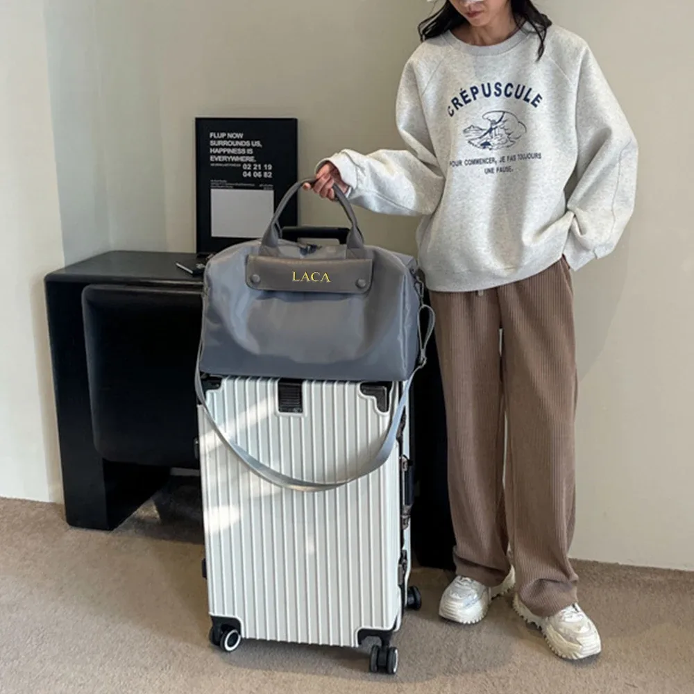 nouveau sac de fitness avec nom personnalisé, sac de voyage portable avec séparation sèche et humide, sac de voyage de grande capacité