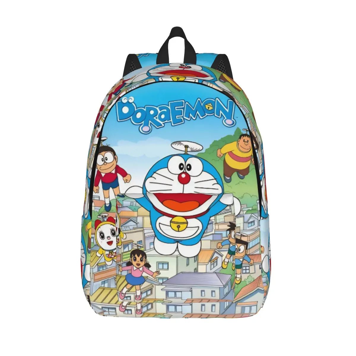 sac à dos doraemons blue cats cat cool pour l'extérieur, lycée, randonnée, voyage, sac à dos pour hommes et femmes, sac à bandoulière pour ordinateur portable