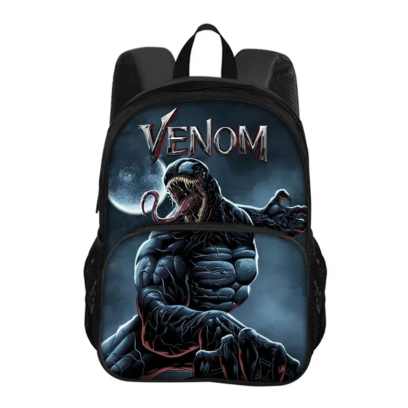 sac à dos avec poche avant venom movie, à la mode, pour voyage, papeterie, cadeau pour enfants, école, polyvalent