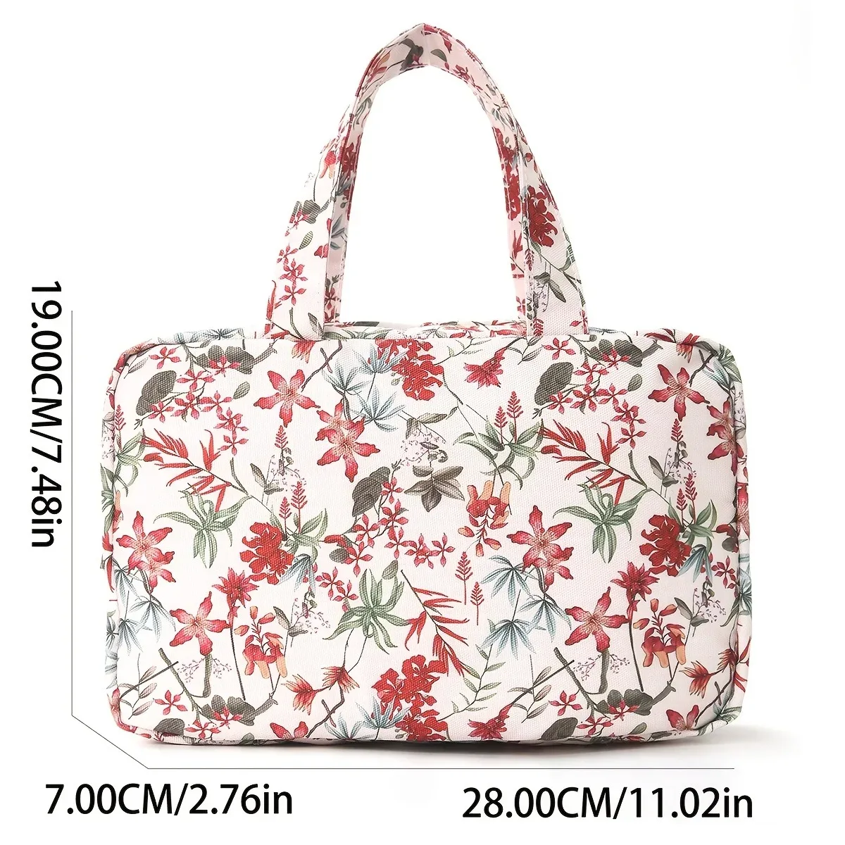 grande trousse de toilette et de maquillage suspendue pour voyage - sac de maquillage pliable léger et spacieux pour les soins de la peau, les articles de toilette et les médicaments