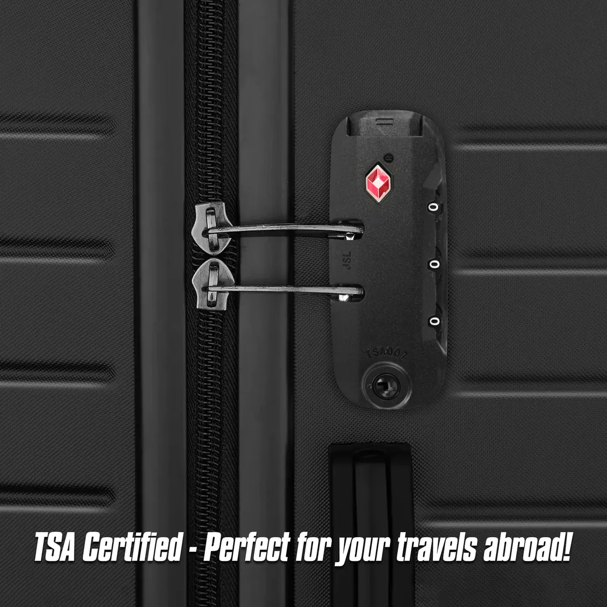1/2 pièces tsa douane mot de passe serrure 3 chiffres serrures à combinaison multi-usages bagages en toute sécurité code serrure antivol valise serrure