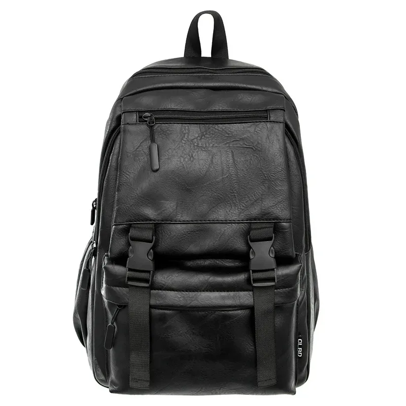 sac à dos de mode 2026 pour hommes, sac à dos de luxe en cuir pour hommes, grande capacité, imperméable, pour voyage, décontracté, sacoche d'ordinateur portable professionnelle