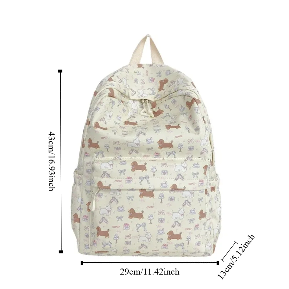 sac à dos portable en nylon pour chien, style coréen, sac à main, sac d'école pour étudiants, sac de voyage grande capacité, sac à bandoulière