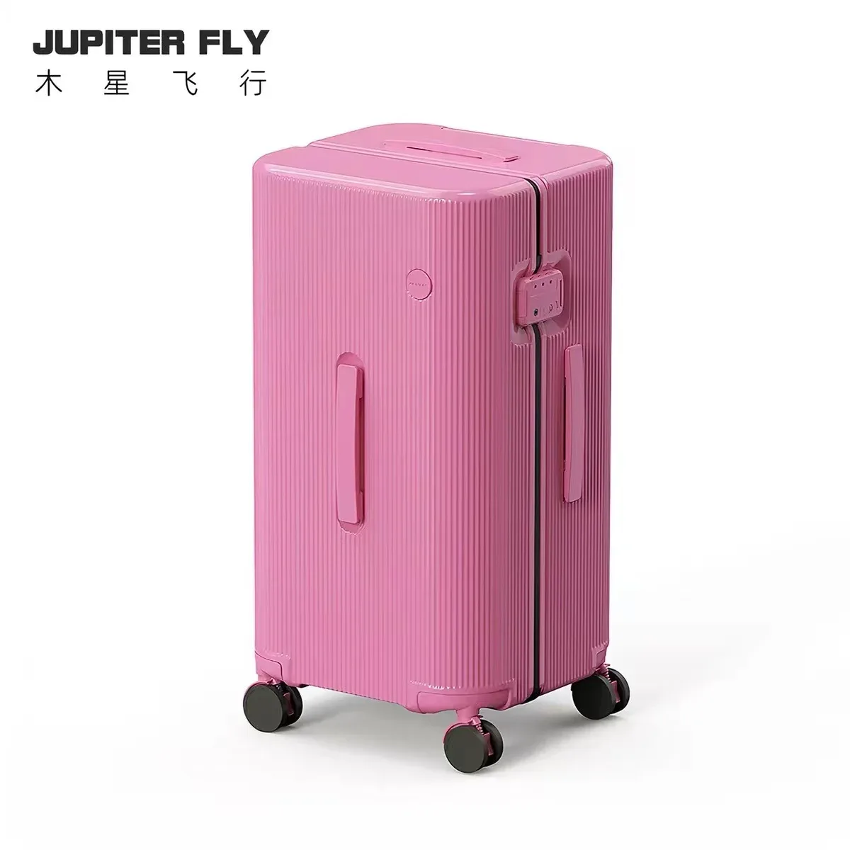 valise de voyage 20/24/30 pouces avec fermeture éclair, grande taille, en pc, avec roulettes, boîte à code, bagage cabine