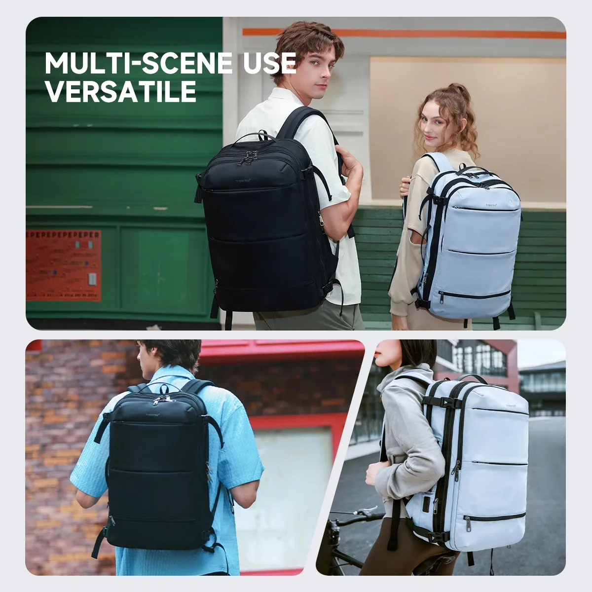 tigernu femmes sac à dos voyage sac à dos sacs 17 pouces sacs à dos pour ordinateur portable sacs de cabine femme extensible sac à dos pour femmes cartables