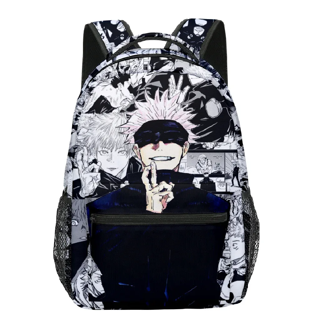 anime gojo satoru sac à dos pour hommes femmes mode étudiant randonnée voyage sac à dos anime manga ordinateur portable toile sacs sport