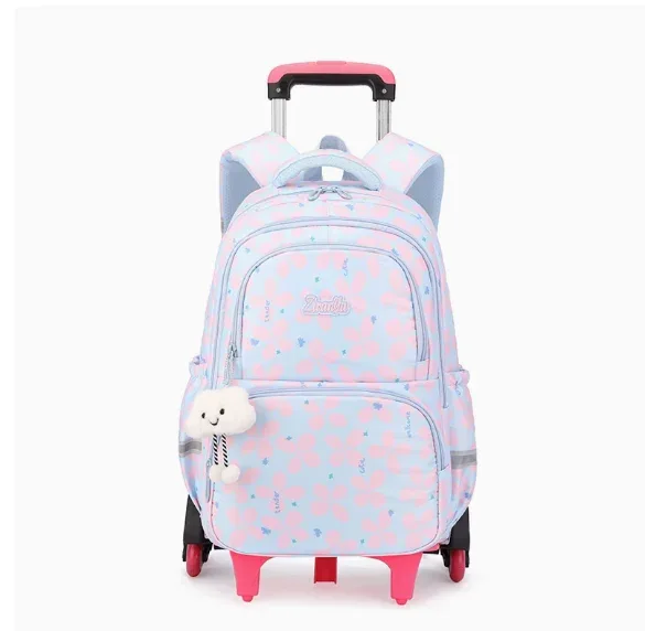 sacs à roulettes pour enfants d'école primaire, sacs à dos à roulettes pour filles, sacs à roulettes pour collégiennes, bagages à roulettes