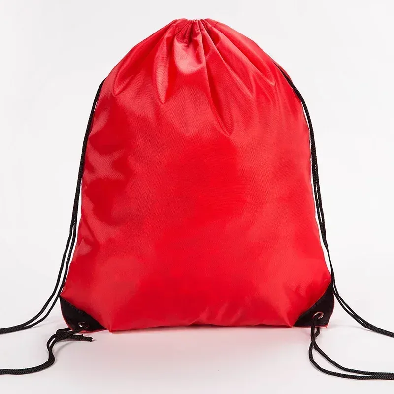 sac à dos portable en nylon avec cordon de serrage pour usage quotidien, voyage, plage, camping, sports de plein air, imperméable