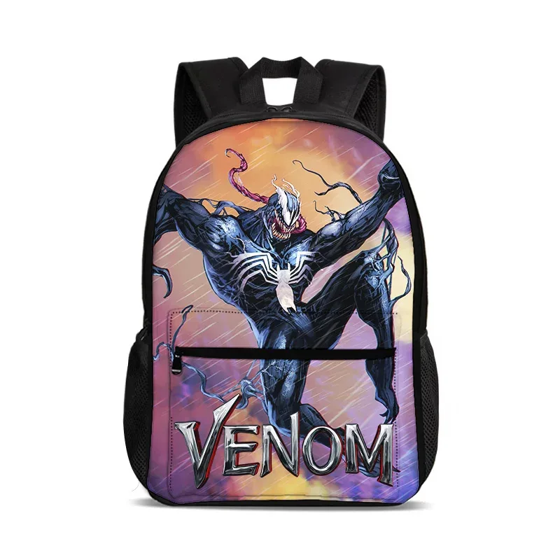 sac à dos venom school de grande capacité, sac à dos d'école à la mode, cadeau pour enfants, pratique et multifonctionnel