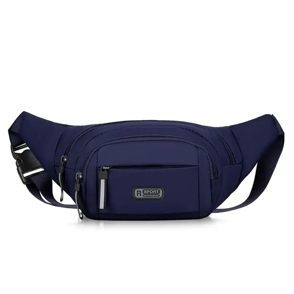 sac banane imperméable de style coréen pour hommes et femmes, sacs en toile de grande capacité, sacs de sport en plein air, poudres de banane, gels
