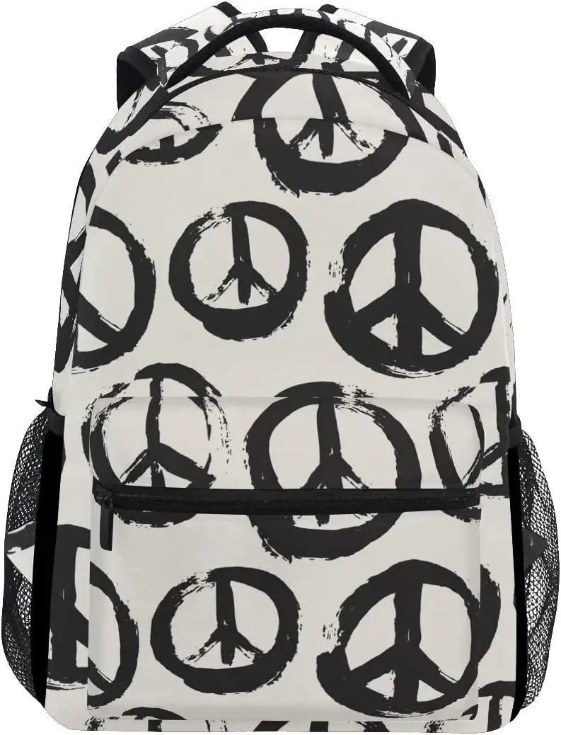 grand sac à dos imprimé chien doodle mignon pour enfants, garçons et filles, étudiant, personnalisé, ordinateur portable, ipad, tablette, sac d'école de voyage