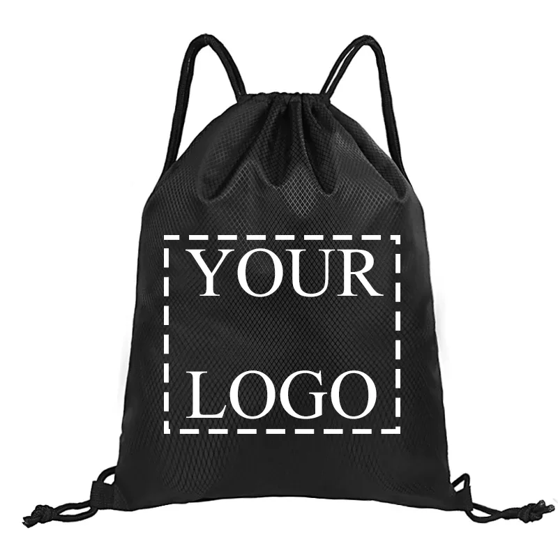 sac à dos étanche avec cordon de serrage, sac de fitness oxford avec logo personnalisé, sac de natation pliable pour hommes et femmes, voyage en plein air, 3/5/7/10 pièces