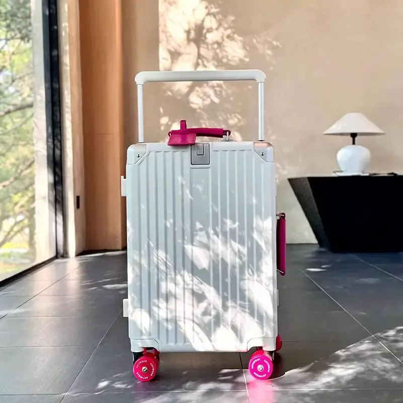 klqdzms bagage de voyage 24 "26" 28 "30 pouces boîtier de chariot de grande capacité pour femmes 20 "abs + étui d'embarquement pour pc valise de cabine pour hommes