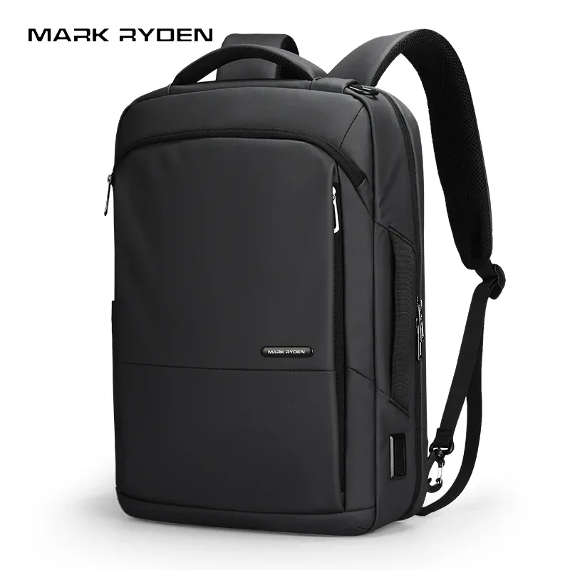 sac à dos pour ordinateur portable mark ryden 15,6 pouces, sac à dos de voyage pour hommes avec port de charge usb, sacs à dos scolaires, sac imperméable pour hommes