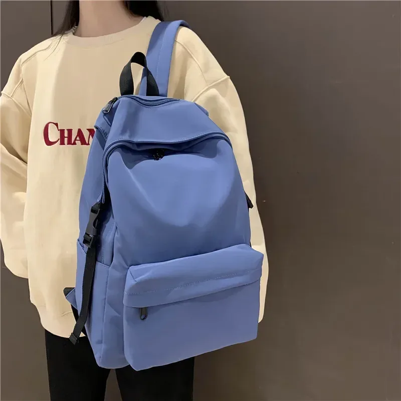 sacs à dos imperméables en nylon pour femmes, sac à bandoulière, grand petit sac à dos de voyage pour adolescentes, cartable d'école, 2023